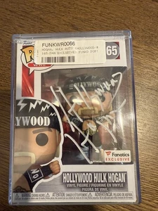 WWE Hollywood Hulk Hogan Fanatics Funko Pop 165 Signed Autograph Beckett - Picture 1 of 4