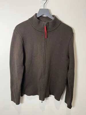 Mens PRADA full zip 100% wool Jumper/Sweater. Size EU54 - Image 1 of 4