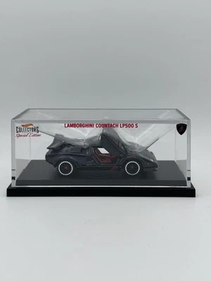 HOT WHEELS RLC BLACK 82 LAMBORGHINI COUNTACH LP500 S 2747/12000 NIB - Image 1 of 3