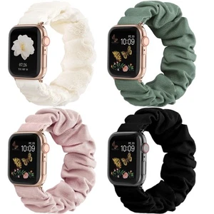 Compatible for Apple Watch Band Scrunchie 38mm 40mm 41mm 42mm 44mm 45mm 46mm ... - Picture 1 of 6