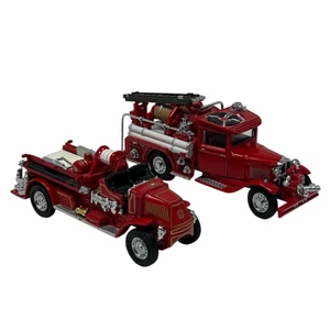Lot of 2 Matchbox Fire Trucks Diecast Models of Yesteryear Collectibles 1993 - Picture 1 of 11