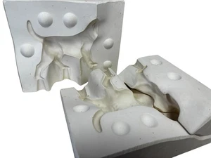 Vintage Ceramic Slip Casting Mold Beagle #165 Unbranded Three Piece - Picture 1 of 5