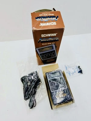 Pulsómetro Schwinn SPM-250 vintage nuevo de colección con accesorios y caja Foto 1 de 2