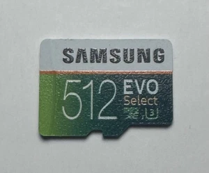 Samsung EVO Select microSDXC Memory Card 512GB MB-ME512HA/AM - Picture 1 of 2
