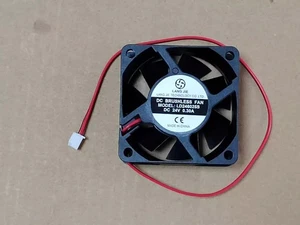 LANGJIE LD246025S 6025 DC24V 0.30A 6CM 2-wire cooling fan - Picture 1 of 3