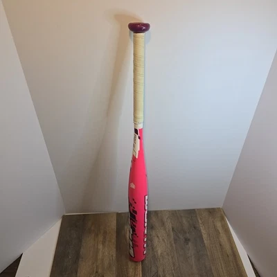 Worth AMP - 合金垒球棒 18 盎司 28 英寸 - 粉色和白色 - [全新握把带] — 第 1/4 张图片