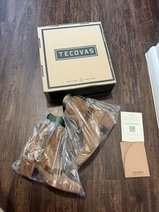 Tecovas The Georgia Damen Toffee Wildleder Echtleder spitz zulaufend 9,5 B Neu mit Etikett - Bild 1 von 8