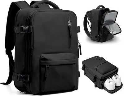 Mochila de viaje grande aprobada para llevar en vuelo para computadora portátil trabajo negocios mochila... Foto 1 de 4