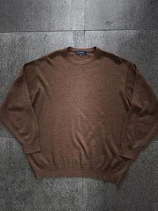 Suéter tejido cuello redondo Burberry London marrón para hombre talla XL - Imagen 1 de 6