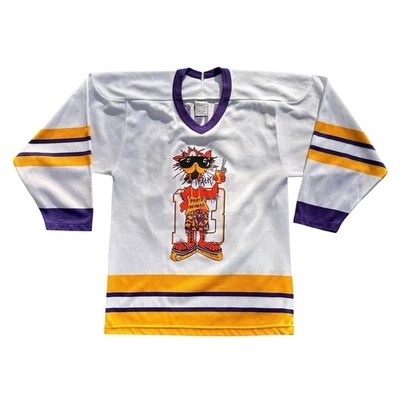 Camiseta vintage CCM 1987 fiesta animal hockey talla pequeña Foto 1 de 4