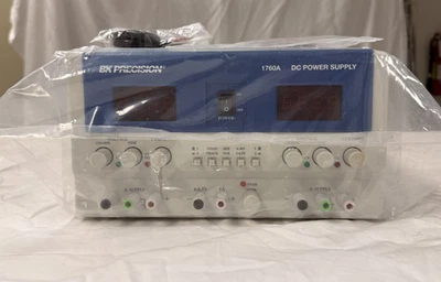 Nova fonte de alimentação de saída tripla B&K Precision 1760A 4 dígitos - Imagem 1 de 4