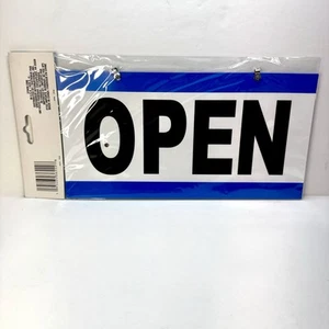 Open/Closed - Will Return Clock Sign With Chain To Hang (Blue) New In Plastic - Bild 1 von 5