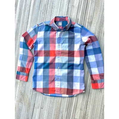 J. Crew Crewcuts Boys Button Up Shirt Size 10 Excellent Used Condition - Image 1 of 4