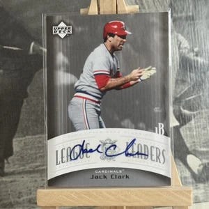 Upper Deck Classics 2005 - Líderes de la Liga Jack Clark #LL-JC autógrafos (AU) - Imagen 1 de 2