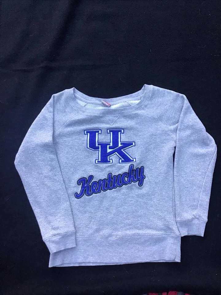 Sudadera UK Wildcats Coliseo Para Mujer’s M Gris Cuello Redondo Manga Raglán Pullover Foto 1 de 4