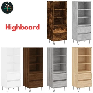Credenza Credenza Alta Portaoggetti Armadio Laterale Legno Ingegnerizzato vidaXL - Foto 1 di 37