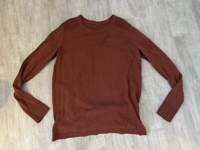 Suéter Lululemon Talla 6 Back To Balance Espalda Abierta Tejido Arcilla Rústica Foto 1 de 4