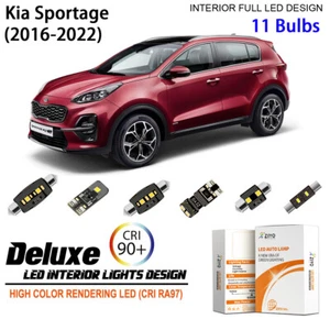 Kit de luces interiores LED para Kia Sportage 2016-2022 bombillas domo blancas actualización - Imagen 1 de 8