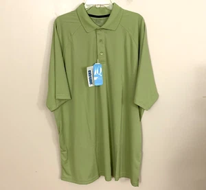 3XL Extreme ePerformance Polo Shirt Men's Green Activewear Short Sleeve  New Z1 - Picture 1 of 9