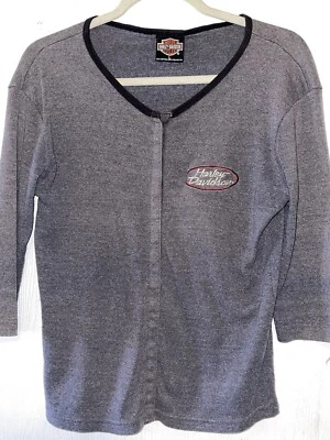 Cárdigan para mujer Harley-Davidson Montana con botones a presión L grande Foto 1 de 4