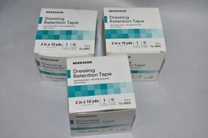 3 rolls of McKesson Dressing Retention Tape Roll 2 in x 10 yds / 2" - Picture 1 of 6