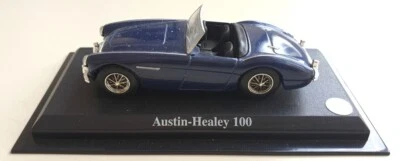 AUSTIN HEALEY 100 1/43 Del Prado con base - Immagine 1 di 4