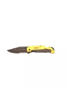 Cuchillo de bolsillo premium de colección DeWalt negro/amarillo 8 pulgadas - Imagen 1 de 1