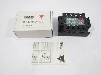 New Carlo Gavazzi RR2I4830HDP Solid State Interlock Relay 3.0kW Electromatic  - Image 1 of 2