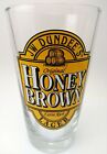 JW Dundee’s Honey Brown Lager Beer Shaker Pint Glass Brewmaster's Signature 