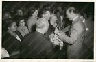 1954 AIX-LE-BAINS Caramagna Umberto II Savoia 50esimo compleanno Fotografia 2