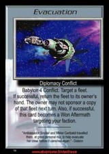 Babylon 5 ccg evacuation/severed dreams