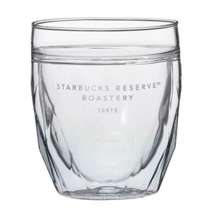 Vidrio de doble pared tostado azul facetado Starbucks Reserve® 237 ml - Imagen 1 de 4