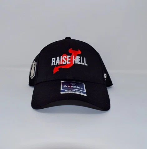New Jersey Devils Raise Hell Hat 2023 Stanley Cup Playoffs Brand New Adjustable Cover