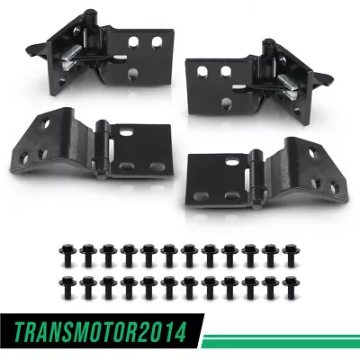 4 Piece Door Hinge Set Fit For 1967-1972 Chevy Gmc Pickup Blazer Jimmy Suburban - Image 1 of 4