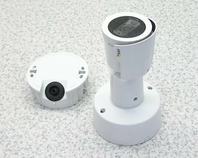 Axis M2025-LE IP POE Camera White Indoor Outdoor LED Bullet IR Tested Working - Image 1 of 4