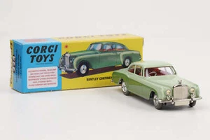 1:50 Corgi Toys Bentley Continental Sports Limousine Beige-Green No. 224 Repro - Picture 1 of 5