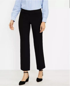 LOFT NWT Women's Trousers In Custom Stretch - Black - Size 0 - Picture 1 of 3
