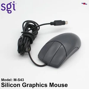 Sgi Silicon Graphics Mouse M-S43 P/N: 063-0009-002 PS/2 Port Good Condition - Picture 1 of 4