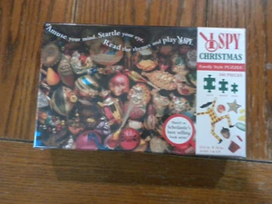 500 PIECE JIGSAW PUZZLE SCHOLASTIC BRAND I SPY CHRISTMAS   NEW - Picture 1 of 1