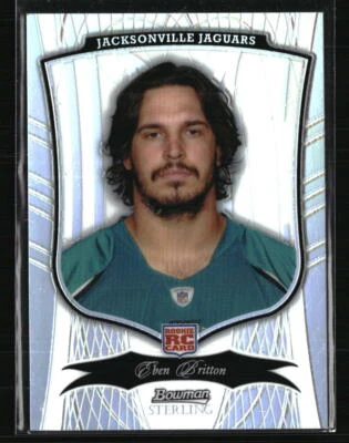 Eben Britton 2009 Bowman Sterling  Refractor RC #38 /299 Football Card - Image 1 of 2