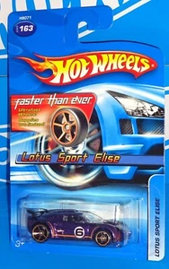 Hot Wheels 2005 Mainline Faster Than Ever #163 Lotus Sport Elise Purple w/ FTEs - Picture 1 of 2