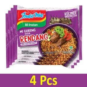 Indomie Mi Goreng Rendang Instant Noodle 4 pcs x 91 gr - Picture 1 of 2