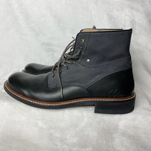 G-Star RAW Bota de Oficina Mezcla Cuero Negro Denim Hombres’s Botas con Cordones Talla 10 Hombre’s - Imagen 1 de 20