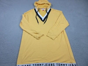 Tommy Hilfiger Dress Womens Adult Extra Large Yellow Hooded Logo Long Sleeve - Picture 1 of 12