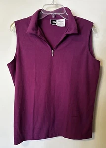 The North Face Athletic Top Sleeveless Purple Size L - Picture 1 of 6