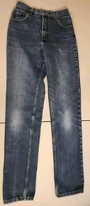 Lands' End Womans Blue Denim Jeans Size 8 Tall Womans  - Picture 1 of 7