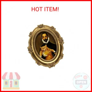 SIKOO Vintage Picture Frame Antique Ornate Gold Photo Frame Tabletop and Wall Ha - Picture 1 of 2