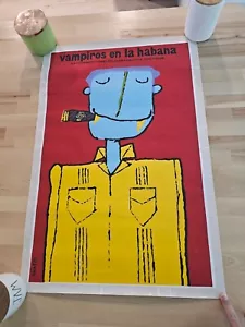 Juan Padron POSTER Vampiros Habana Cuba vampires havana Eduardo Bachs ART DESIGN - Picture 1 of 4