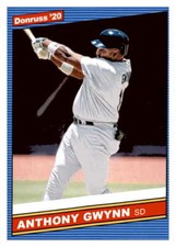 2020 Donruss Holo Blue Tony Gwynn  R86 218