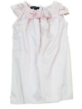 Infant Girls Pink Rose Tulle Party Easter Christmas Holiday Shift Dress 24M